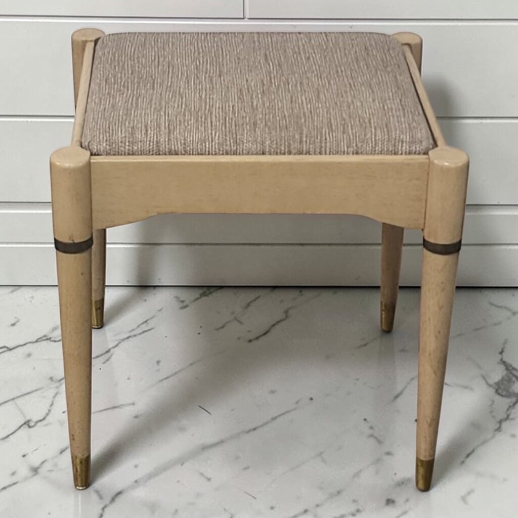 7894 Drexel Declaration Style Mid-Century Modern Vanity #Stool