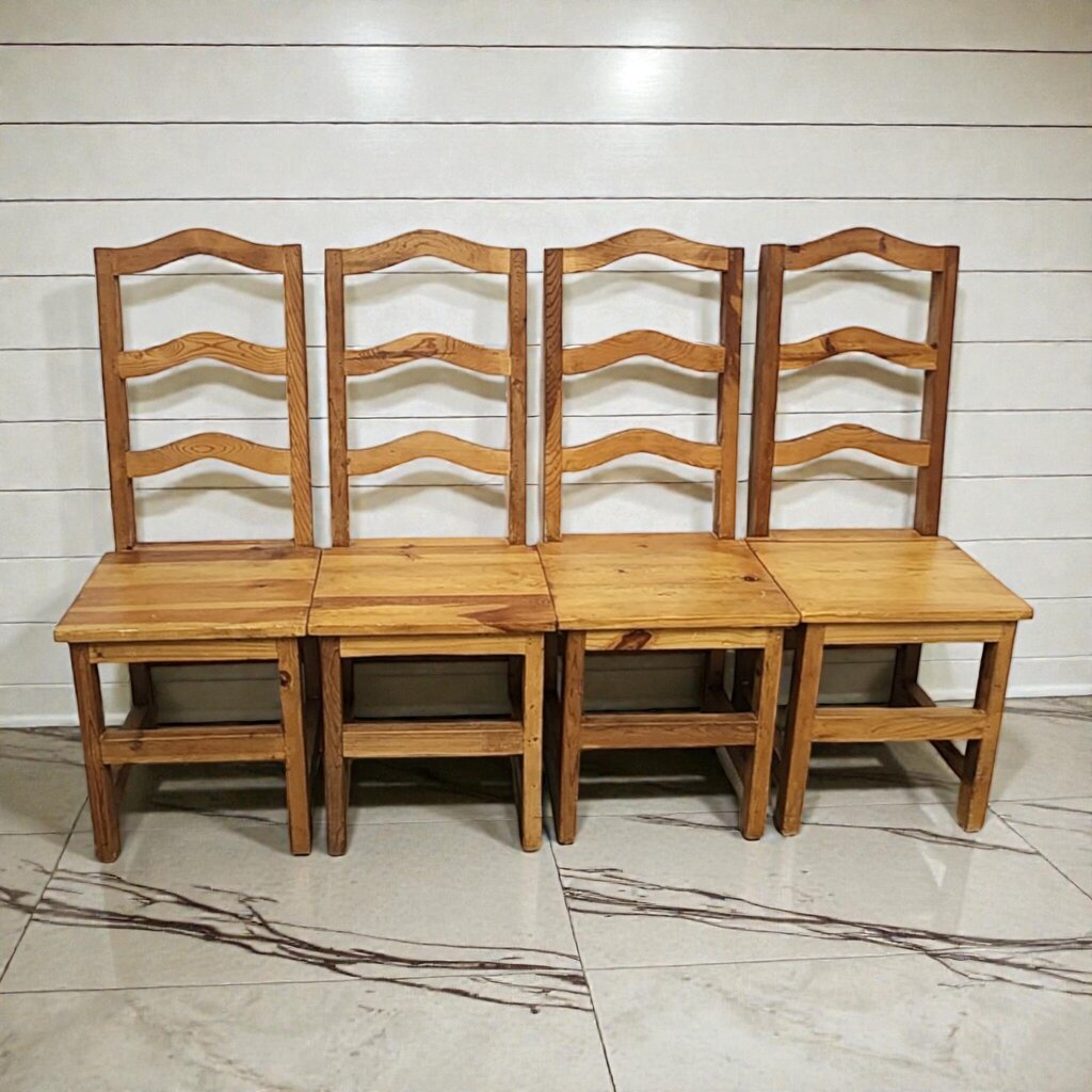 7920-7923 Mexican Pine Ladderback Side #Chair