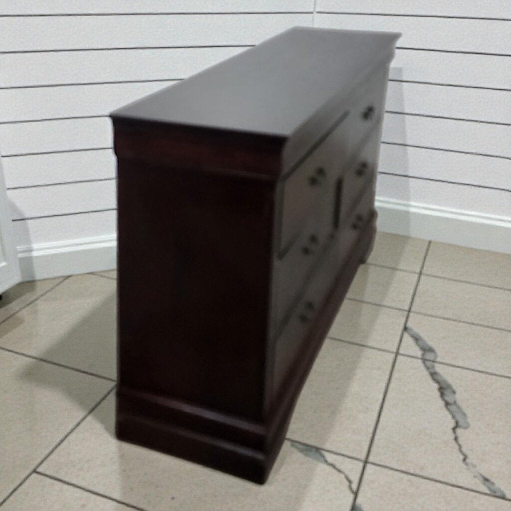 7927 Transitional Espresso-Finished 6-Drawer #Dresser
