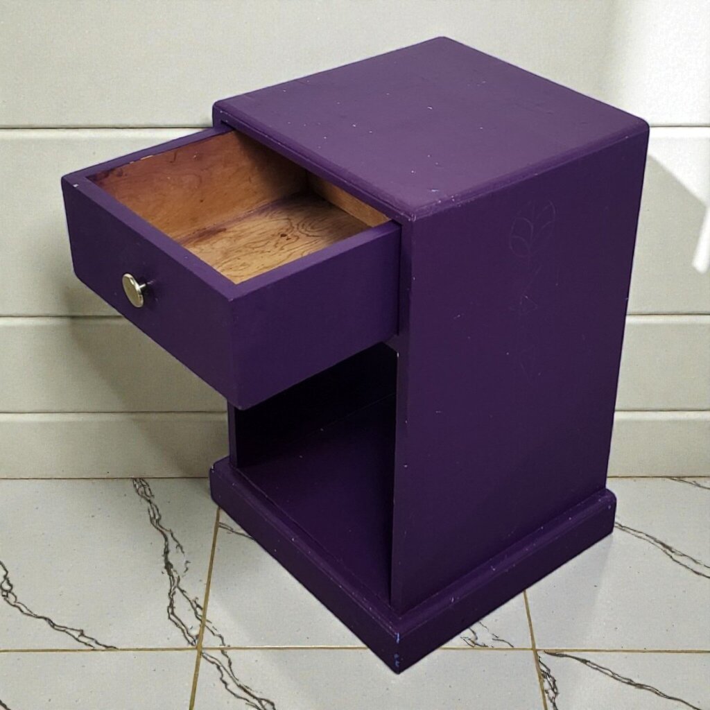 7935 Purple Nightstand with Drawer
