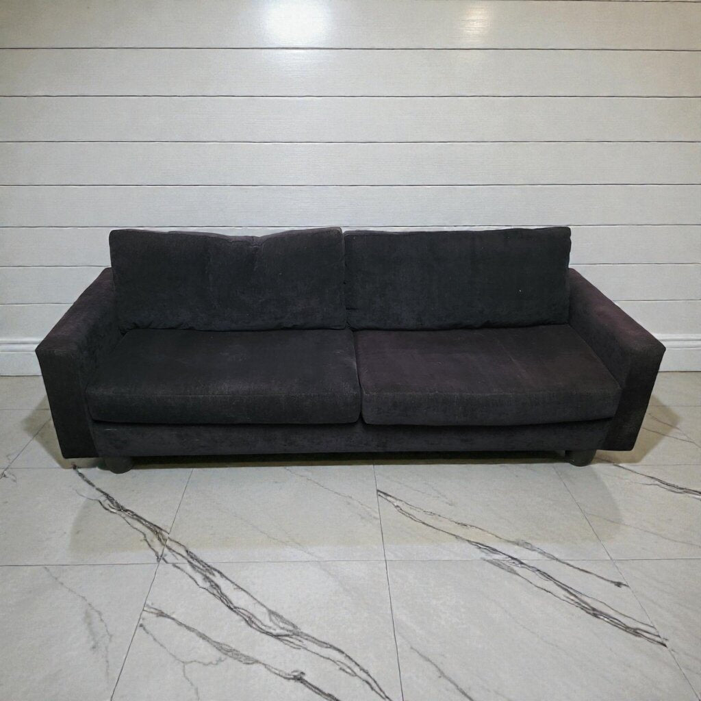 7950 Contemporary Black Corduroy Down #Sofa