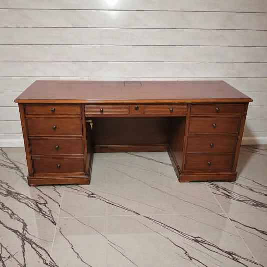 7952 Sligh Furniture Traditional Executive Pedestal #Desk