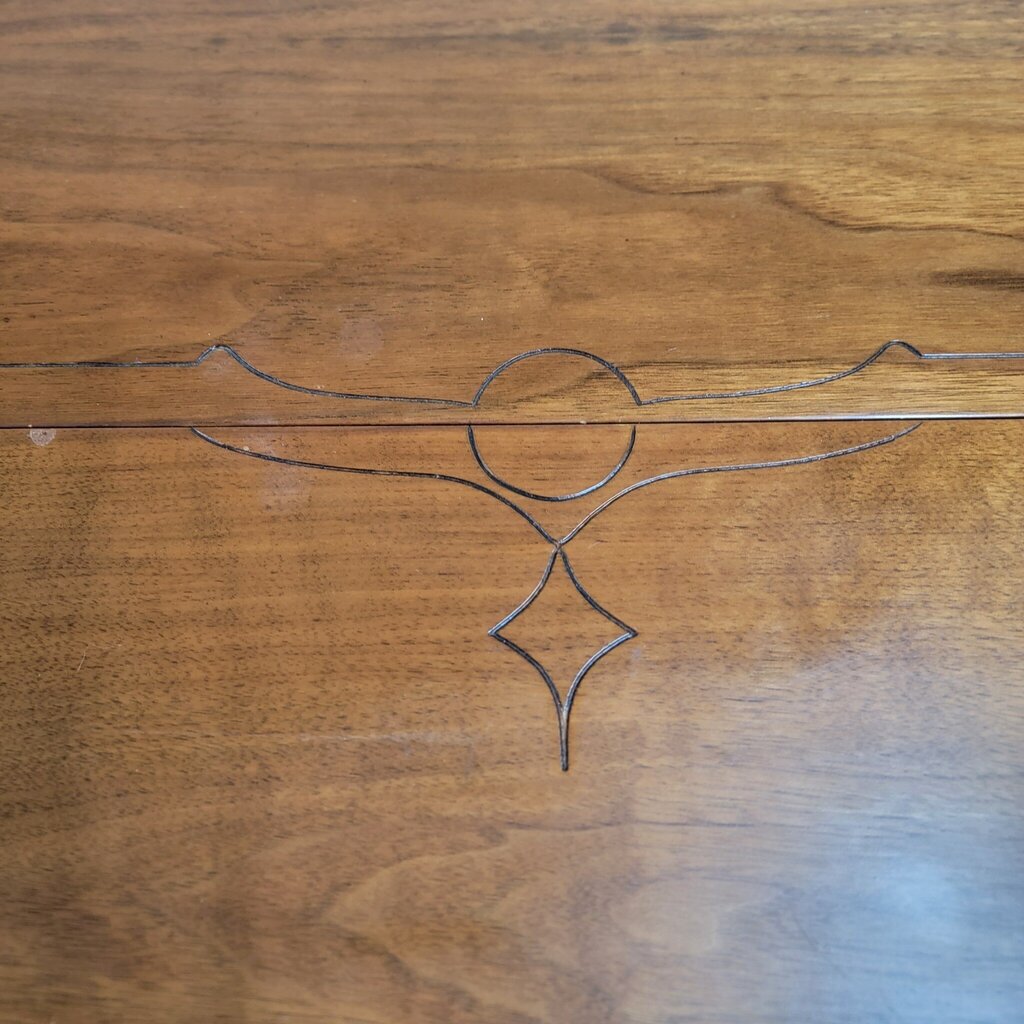 7955 Vintage 1970s Mediterranean Revival Trestle #Dining Set