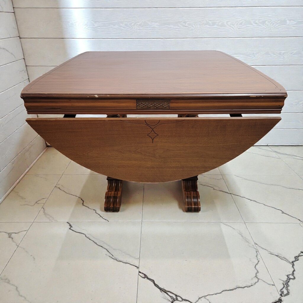 7955 Vintage 1970s Mediterranean Revival Trestle #Dining Set