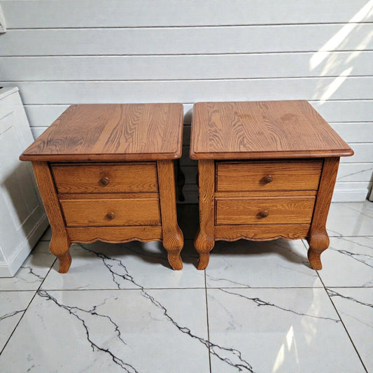 7971-7972 Oak French Provincial Style End Table