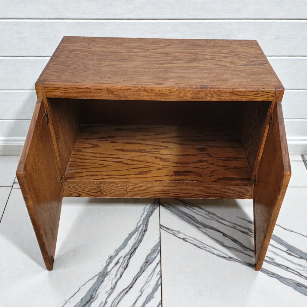 7974 Oak Rolling Media #Cabinet