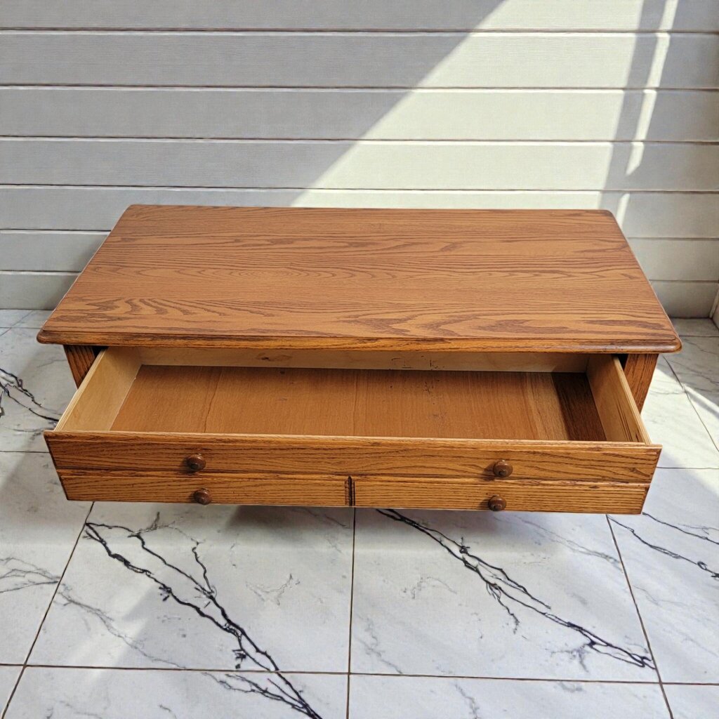 7975 Golden Oak Storage Coffee Table