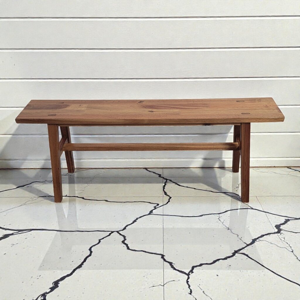 7979 Handcrafted Solid Oak Modern #Bench