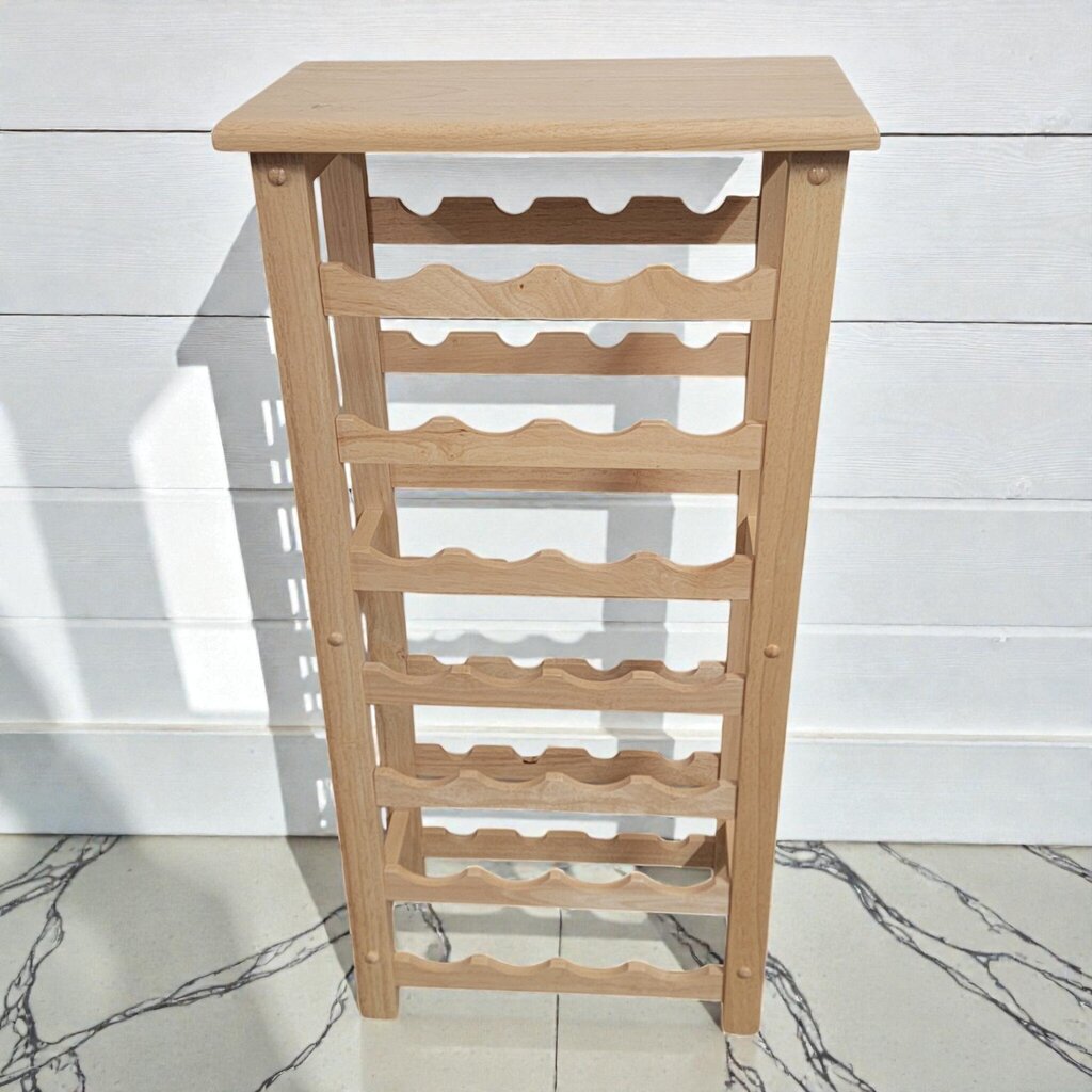 7981 Natural Wood Wine #Rack Used ~ FURNITURE