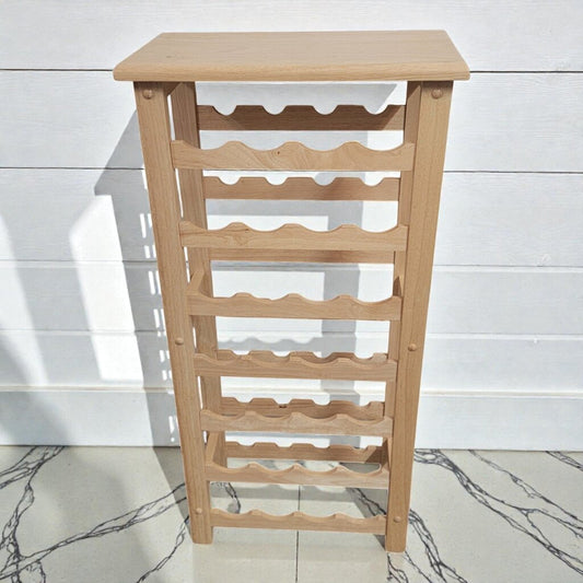 7981 Natural Wood Wine #Rack