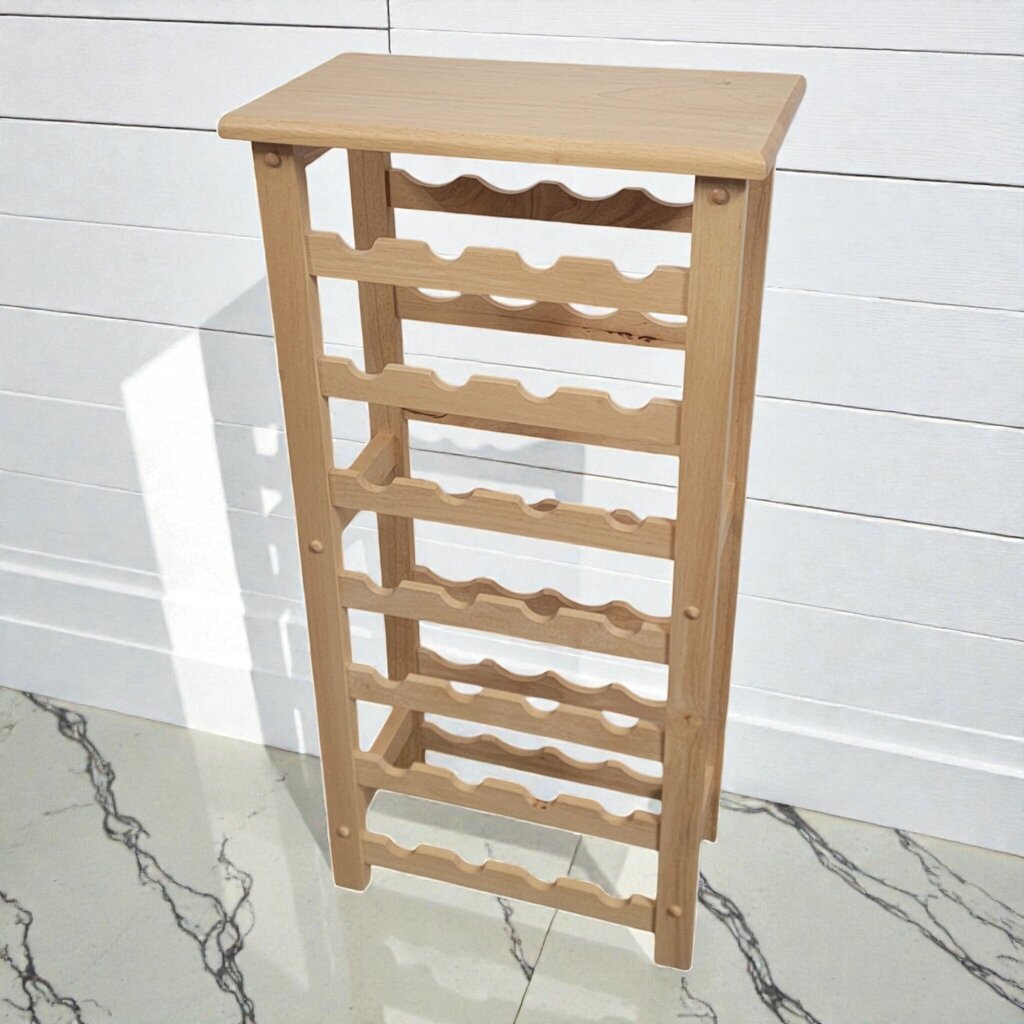 7981 Natural Wood Wine #Rack ~ FURNITURE