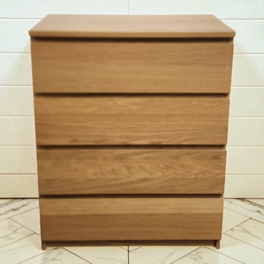 7996 Contemporary Blonde 4 Drawer Chest