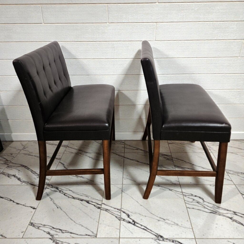 8022-8023 Mid-Century Modern Style Tufted Counter-Height #Bench ~ FURNITURE