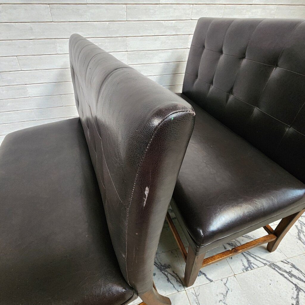 8022-8023 Mid-Century Modern Style Tufted Counter-Height #Bench ~ FURNITURE