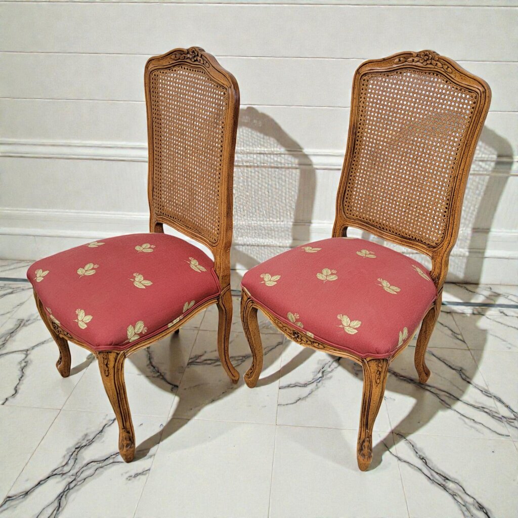8044-8045 Vintage French Provincial Louis XV Style Side #Chair ~ FURNITURE