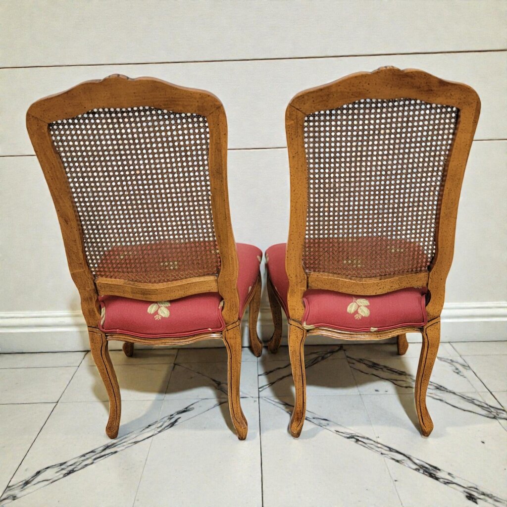 8044-8045 Vintage French Provincial Louis XV Style Side #Chair ~ FURNITURE