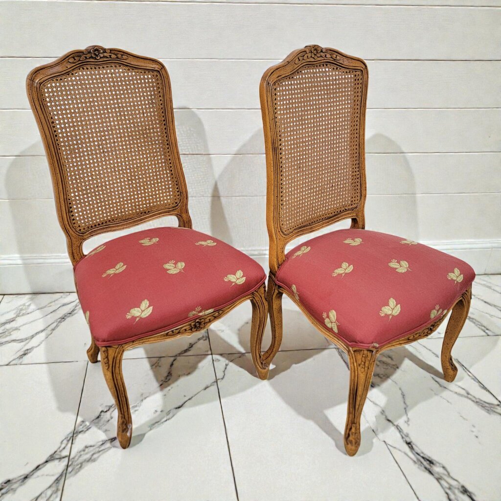 8044-8045 Vintage French Provincial Louis XV Style Side #Chair ~ FURNITURE