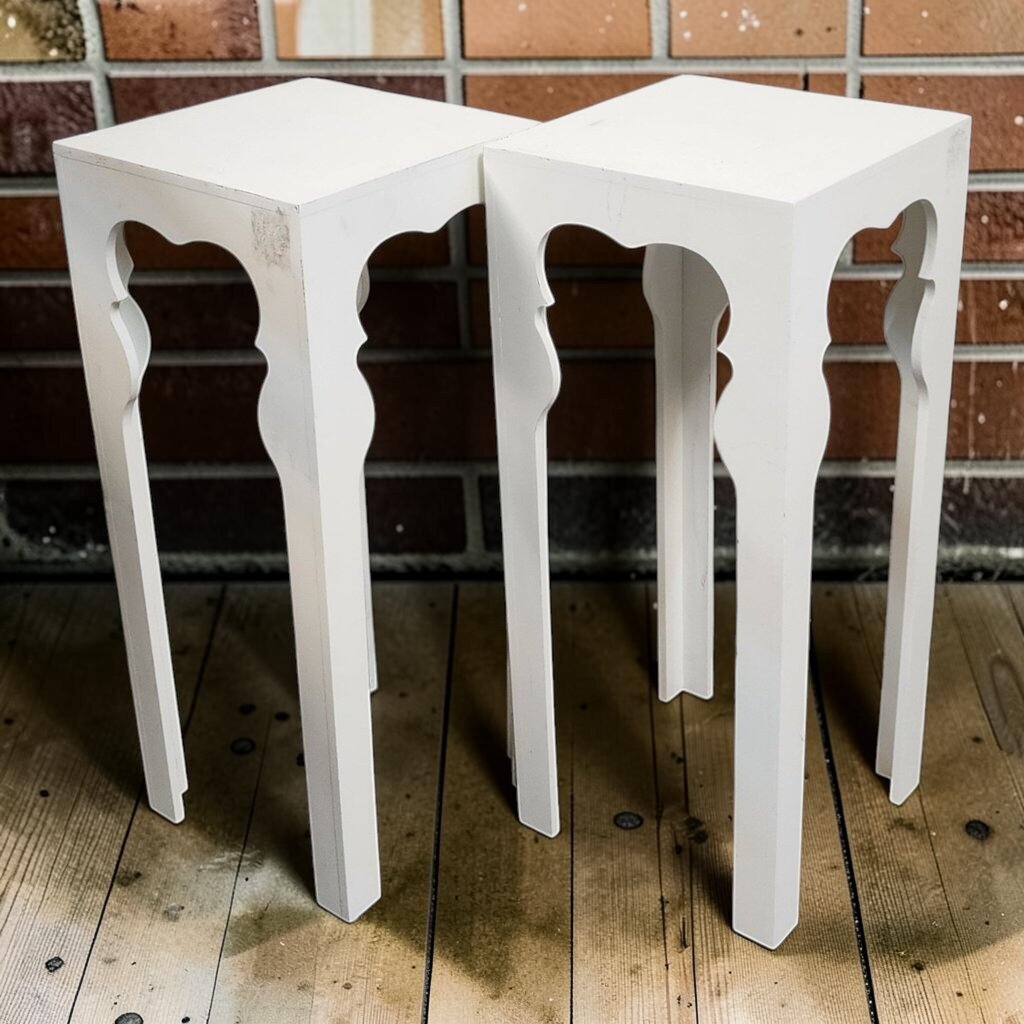 8088-8089 Whimsical Square Side #Table/ Plant Stand