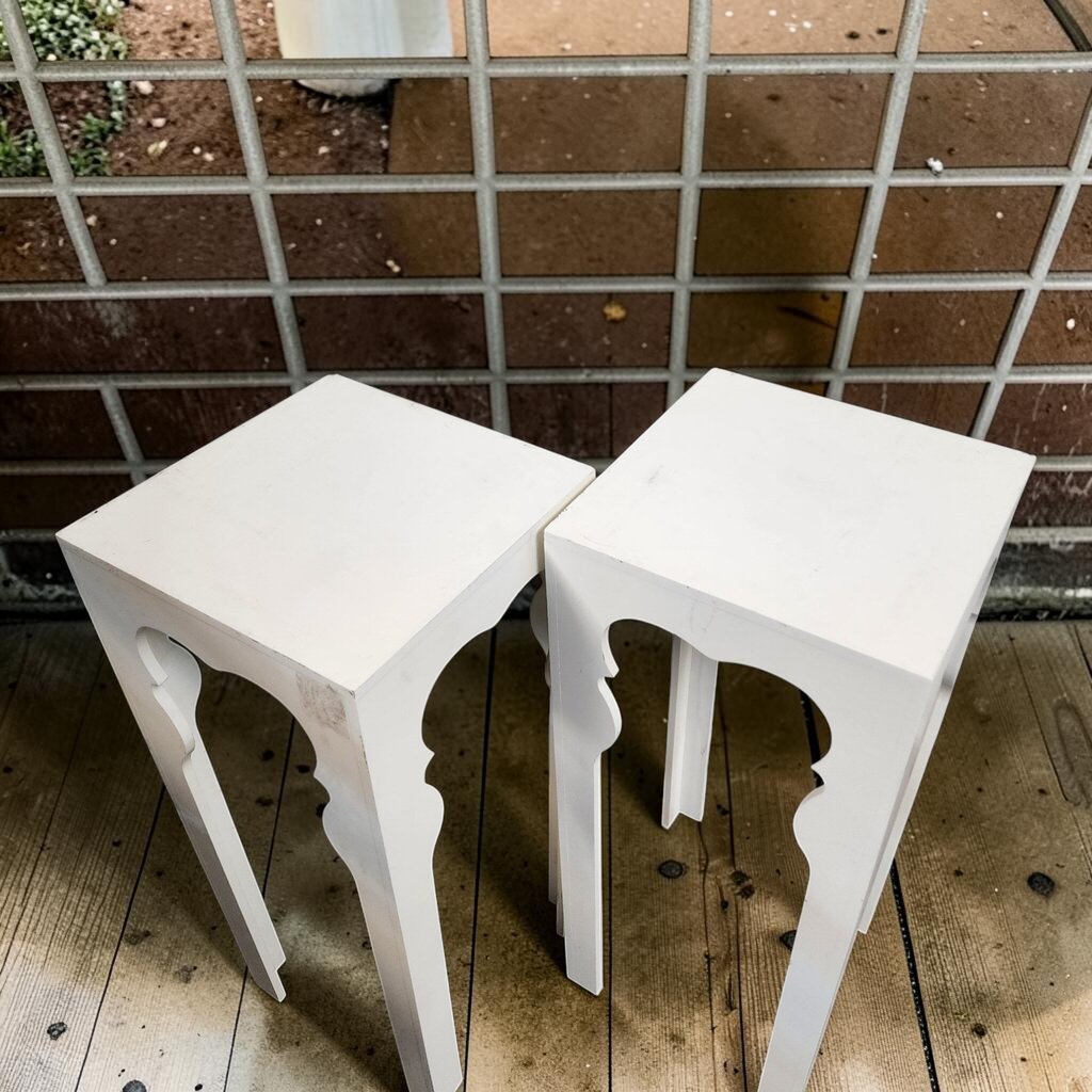 8088-8089 Whimsical Square Side #Table/ Plant Stand