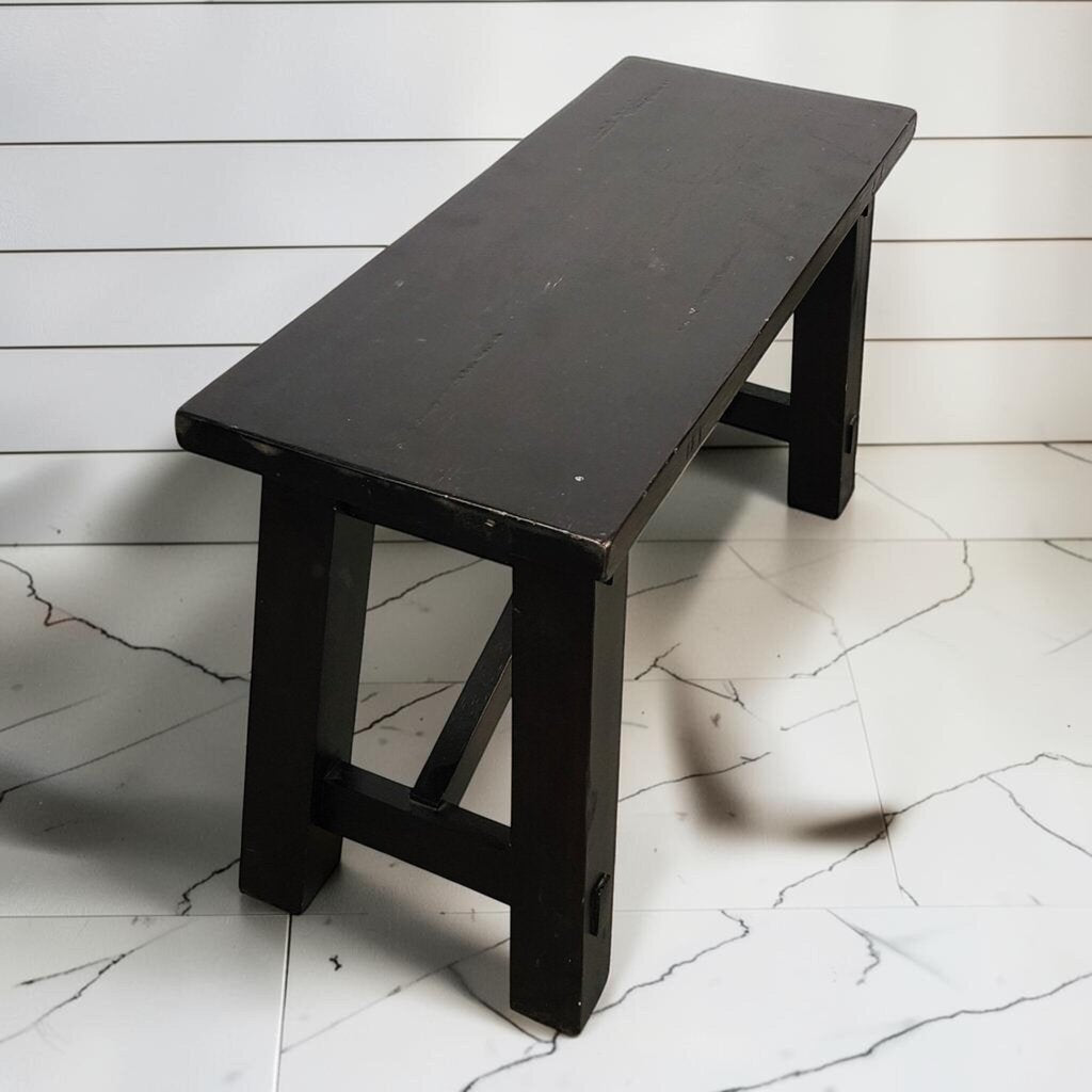8094 Espresso Pine Farmhouse #Bench