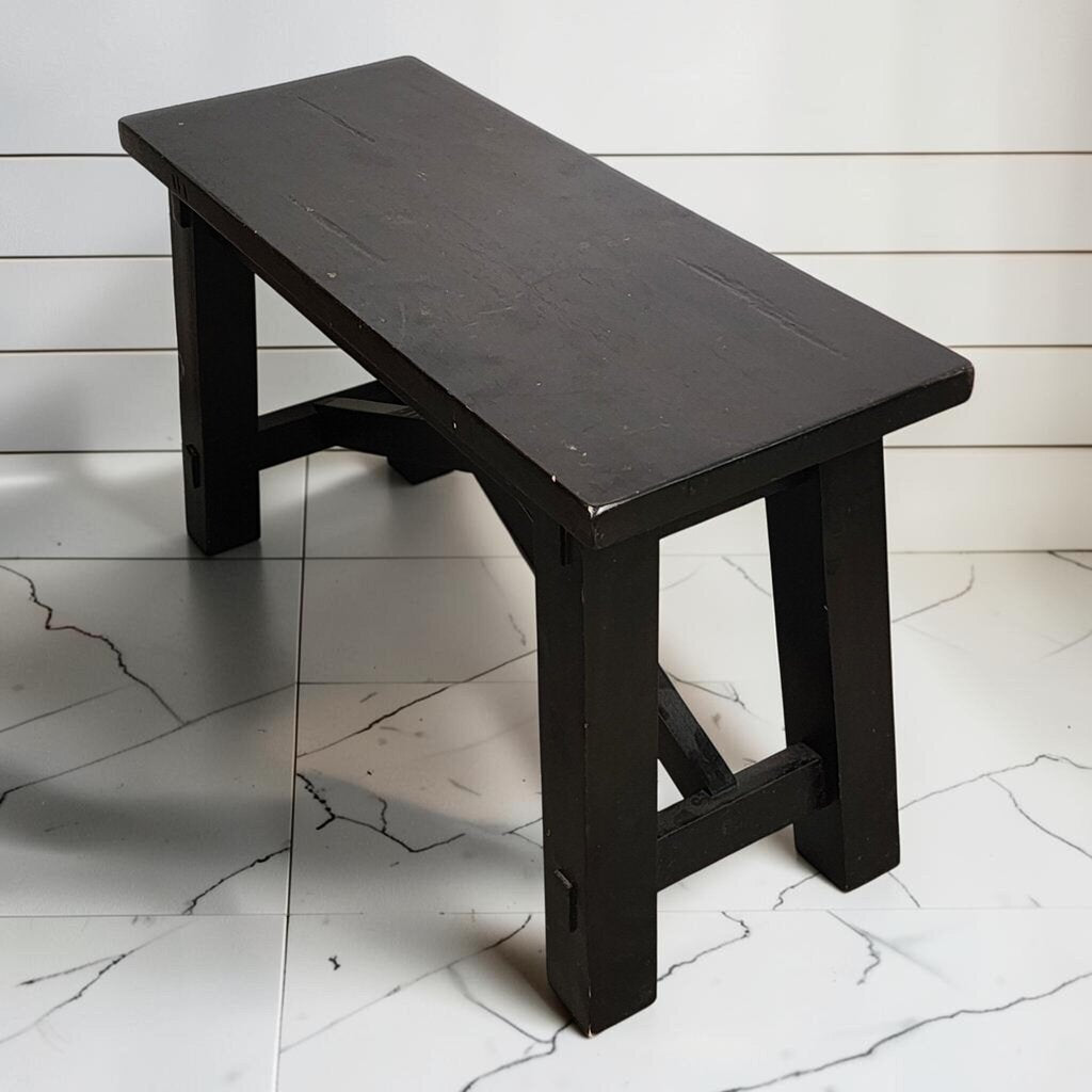 8094 Espresso Pine Farmhouse #Bench
