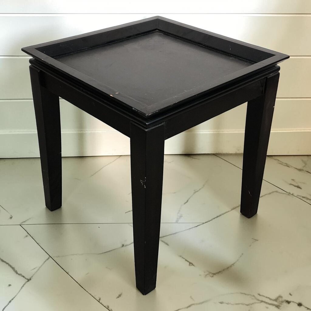 8102 Black Recessed Top Side #Table