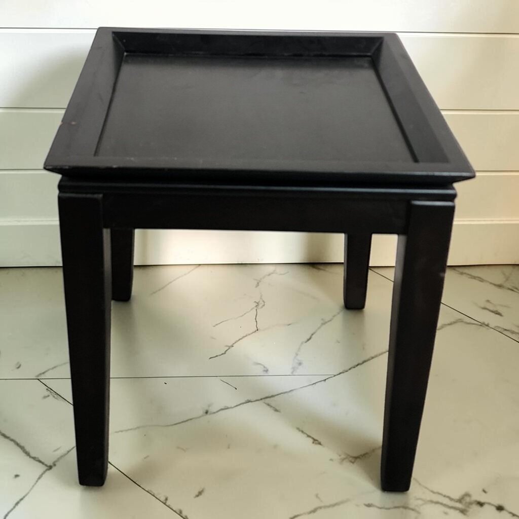 8102 Black Recessed Top Side #Table