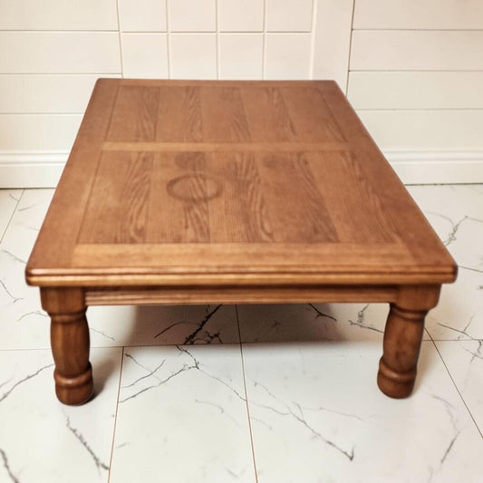 8126 Traditional Paneled Solid Oak Coffee Table
