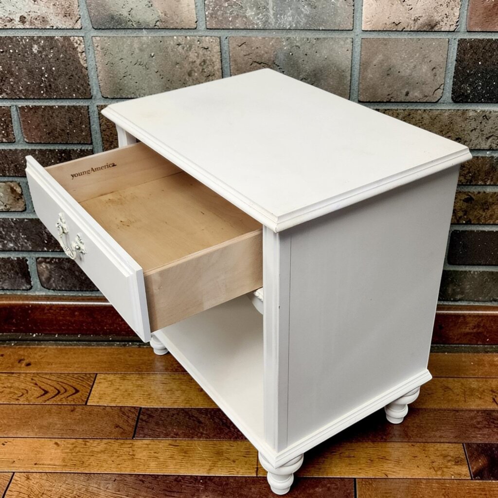 8130 Young America by Stanley Furniture White Nightstand