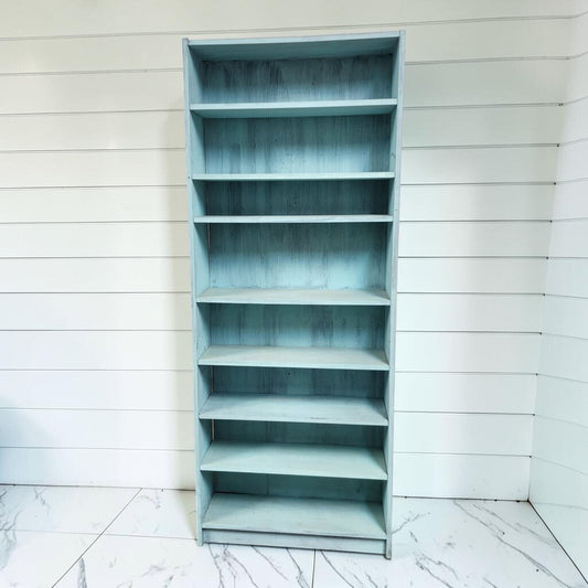 8140 Turquoise 8 Shelf Bookcase