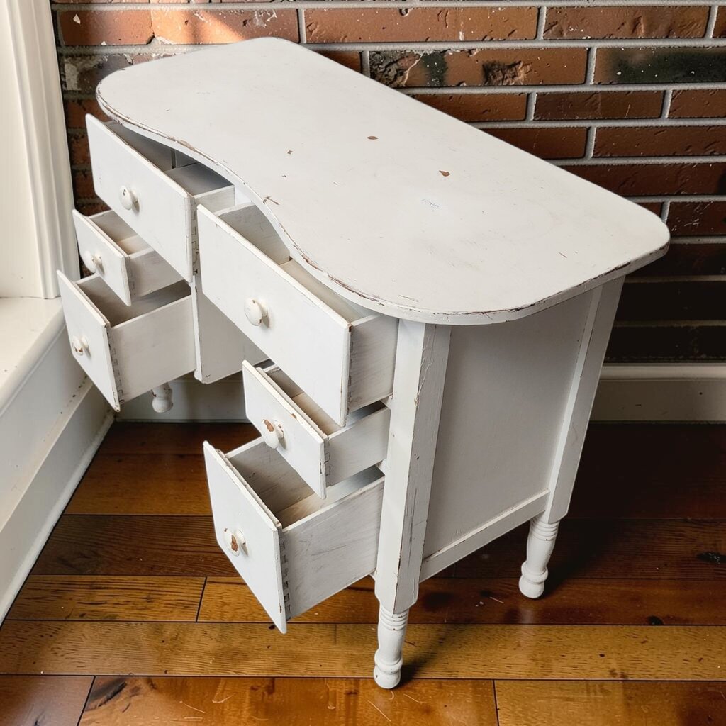8141 Shabby White Vintage #Vanity ~ FURNITURE