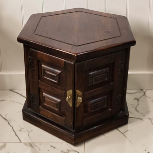 8144 Colonial Pine Cabinet Side #Table