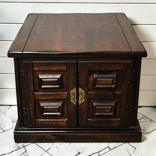 8145 Vintage Spanish Colonial Revival Geometric Panel #Cabinet