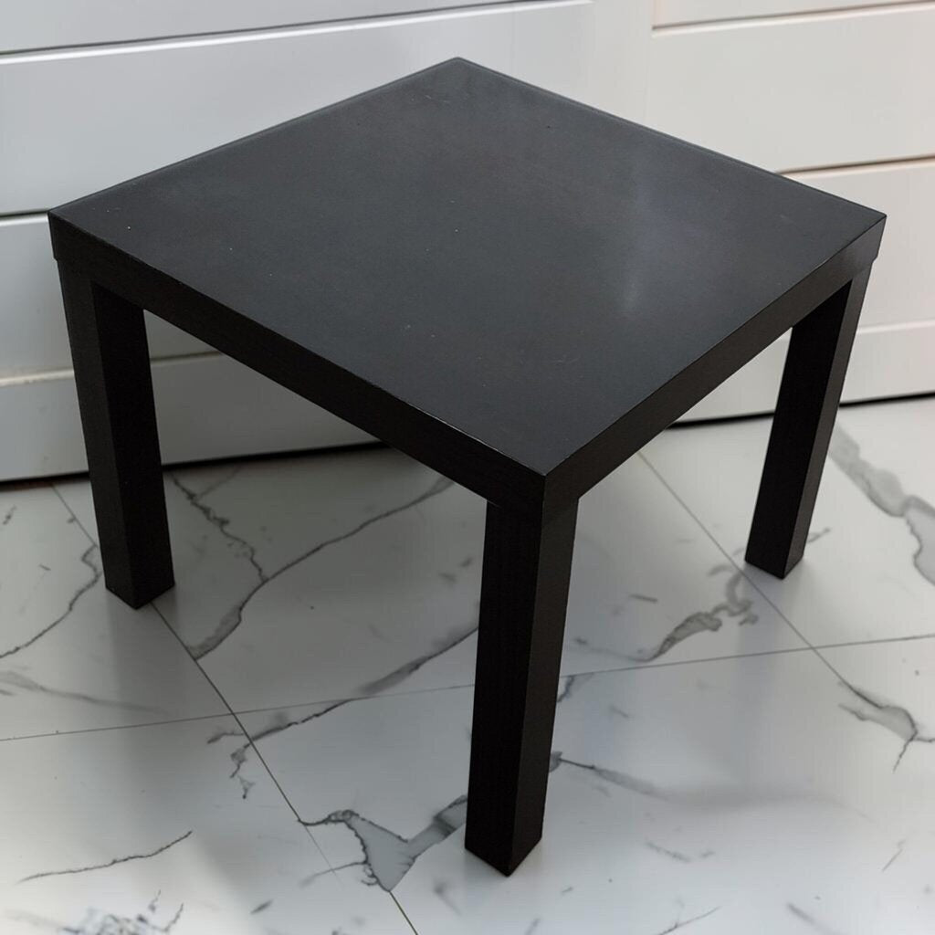 8160 Black Square Side #Table ~ FURNITURE