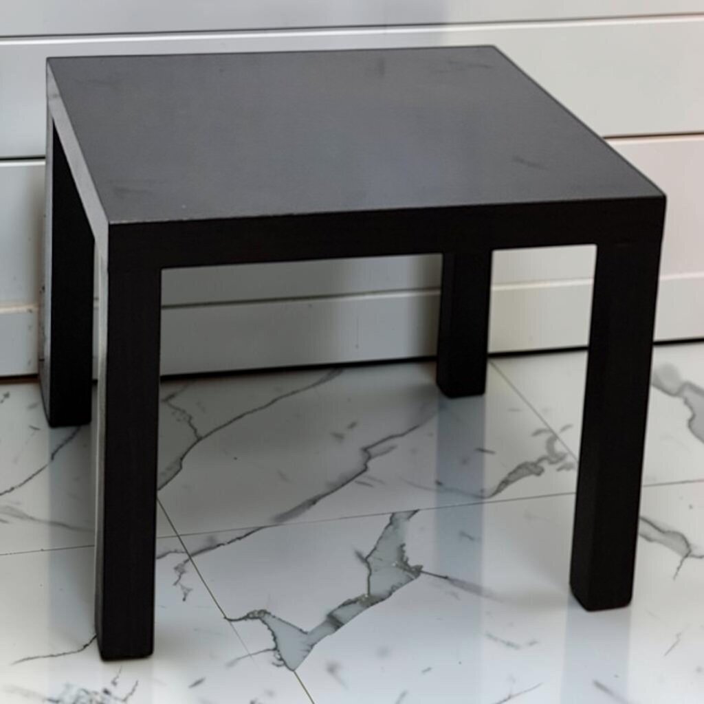 8160 Black Square Side #Table ~ FURNITURE
