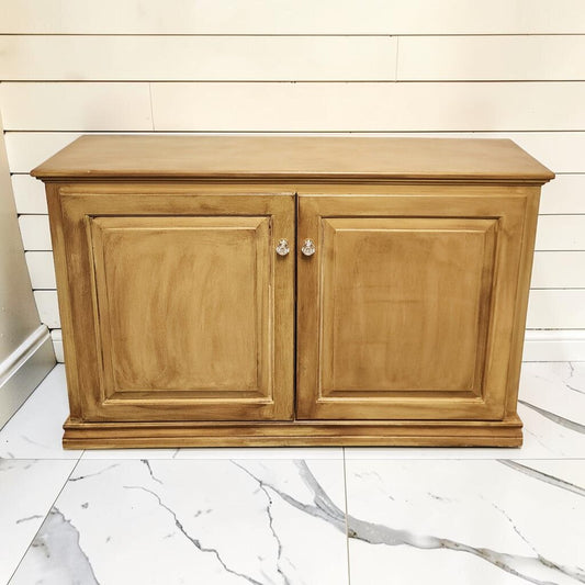 8175 Blond Wood Media #Console