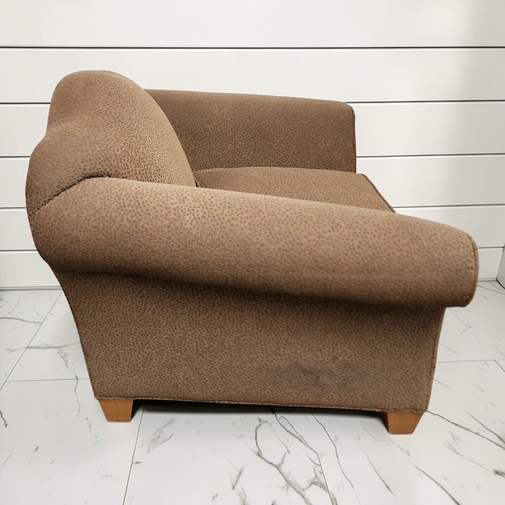 8178 Brown Patterned Camelback #Armchair ~ FURNITURE