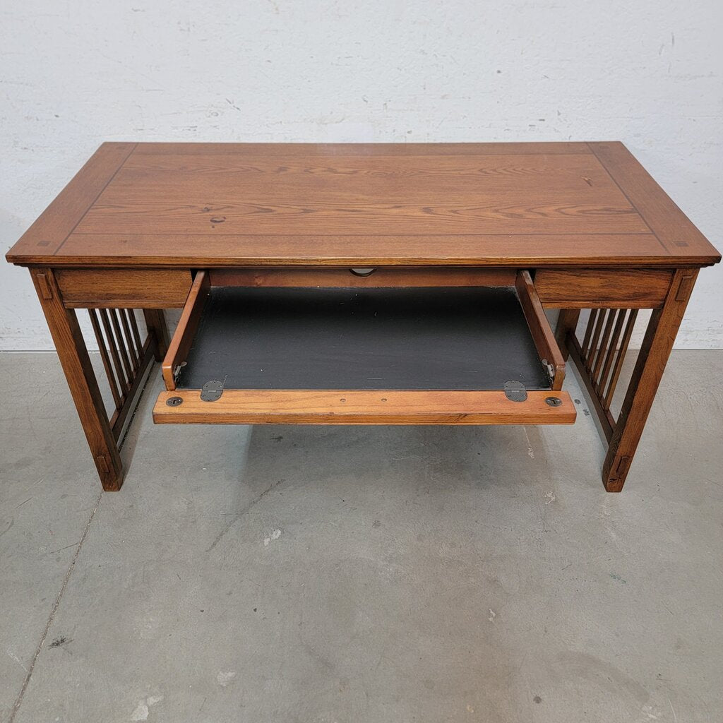 8189 Mission Style Oak Executive #Desk