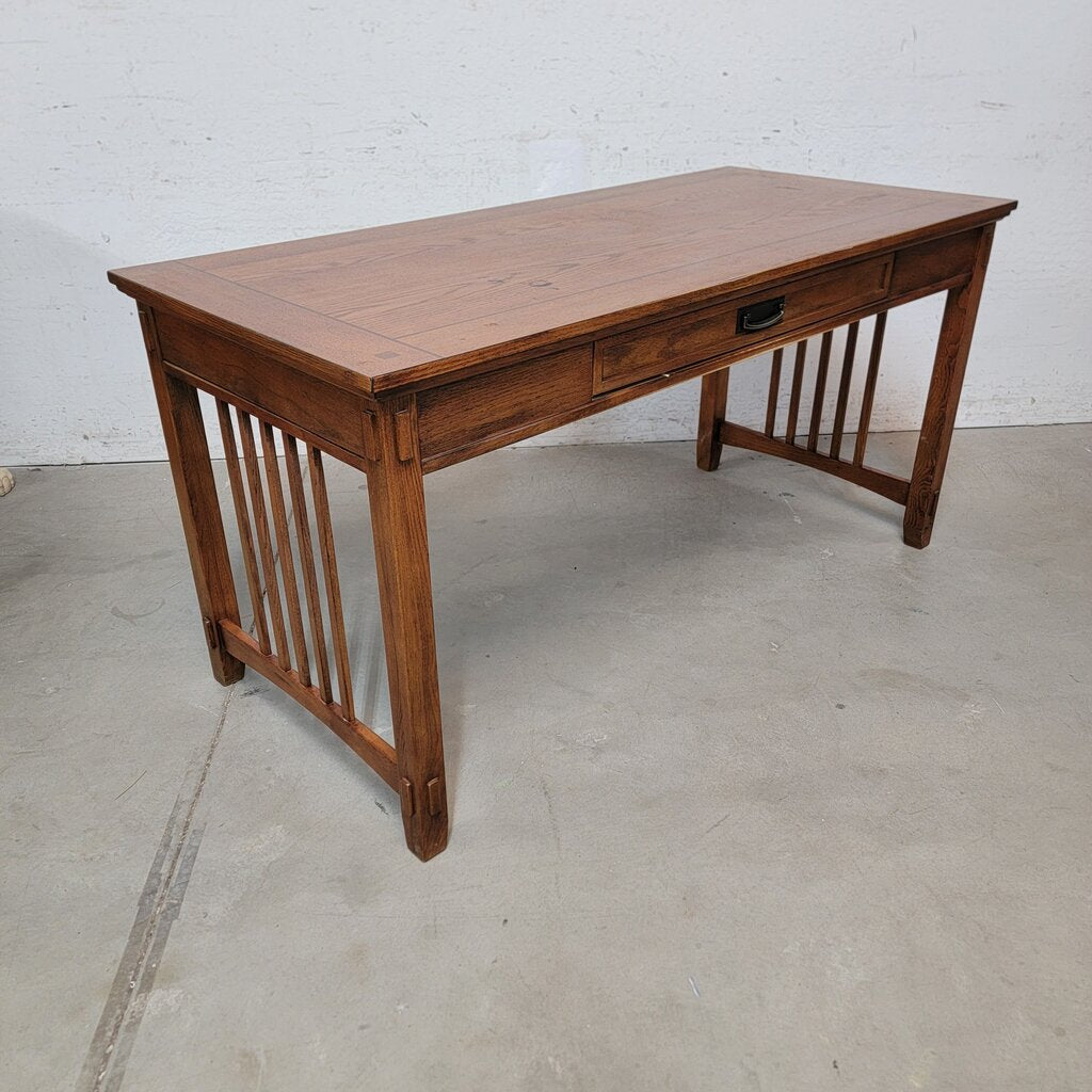 8189 Mission Style Oak Executive #Desk