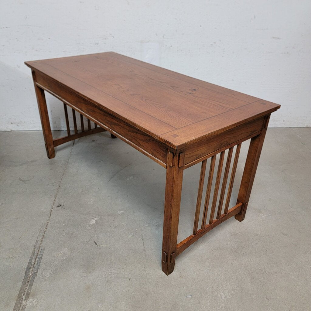 8189 Mission Style Oak Executive #Desk