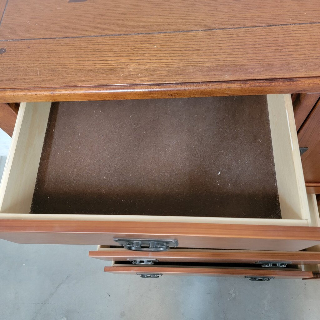 8193 Mission Style Oak #Dresser with Cabinet ~ FURNITURE
