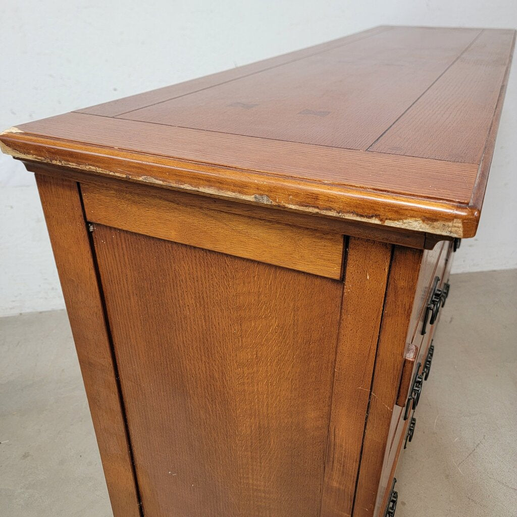 8193 Mission Style Oak #Dresser with Cabinet ~ FURNITURE
