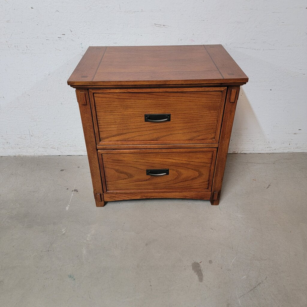 8194 Mission Style Oak Filing #Cabinet