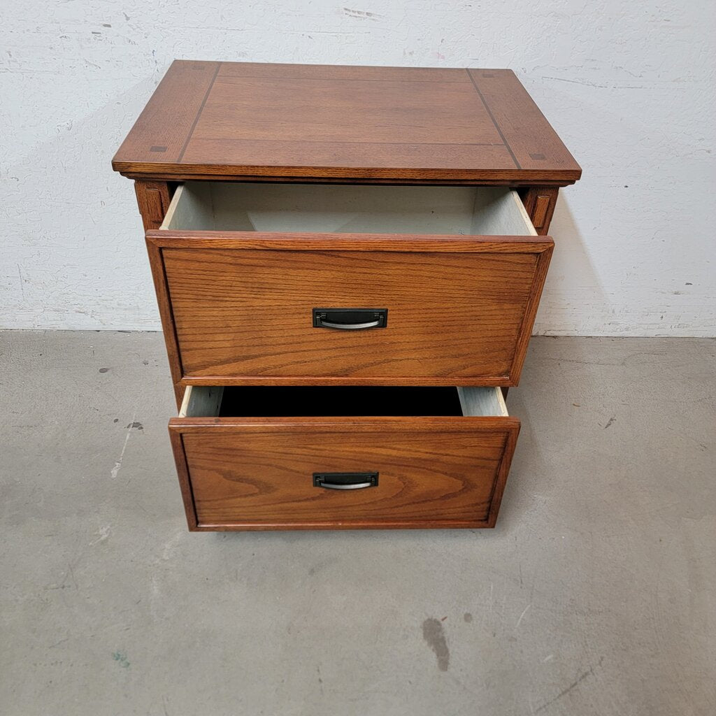 8194 Mission Style Oak Filing #Cabinet