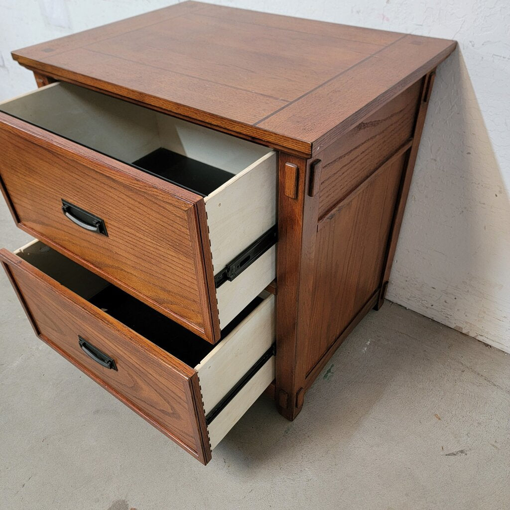 8194 Mission Style Oak Filing #Cabinet