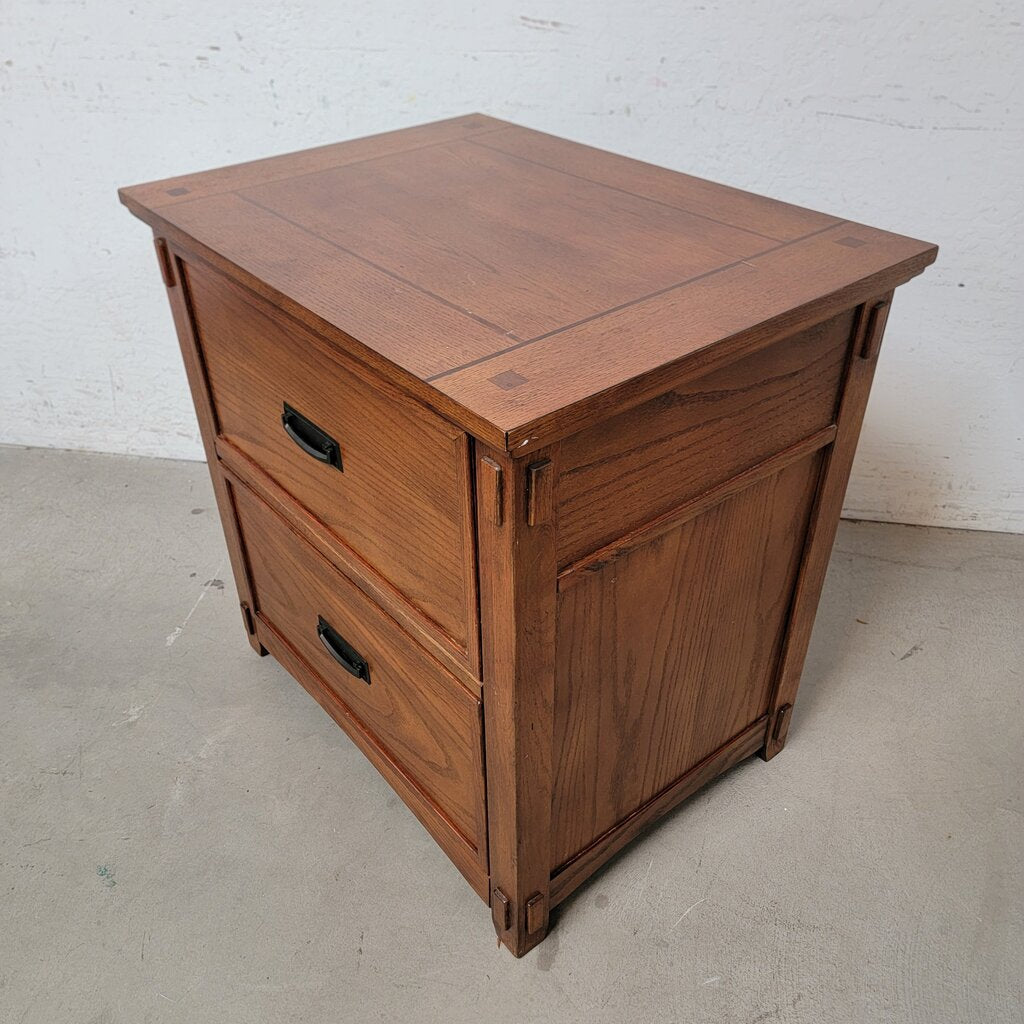 8194 Mission Style Oak Filing #Cabinet