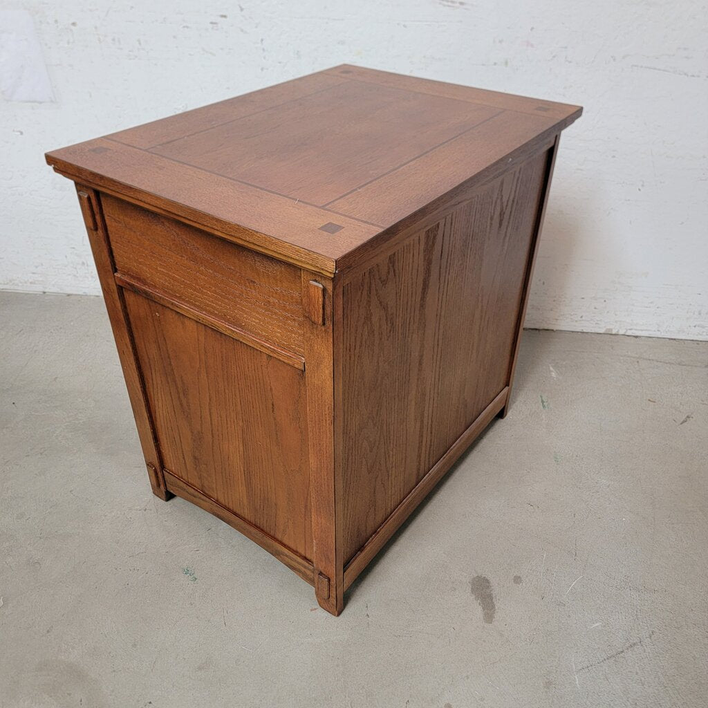 8194 Mission Style Oak Filing #Cabinet