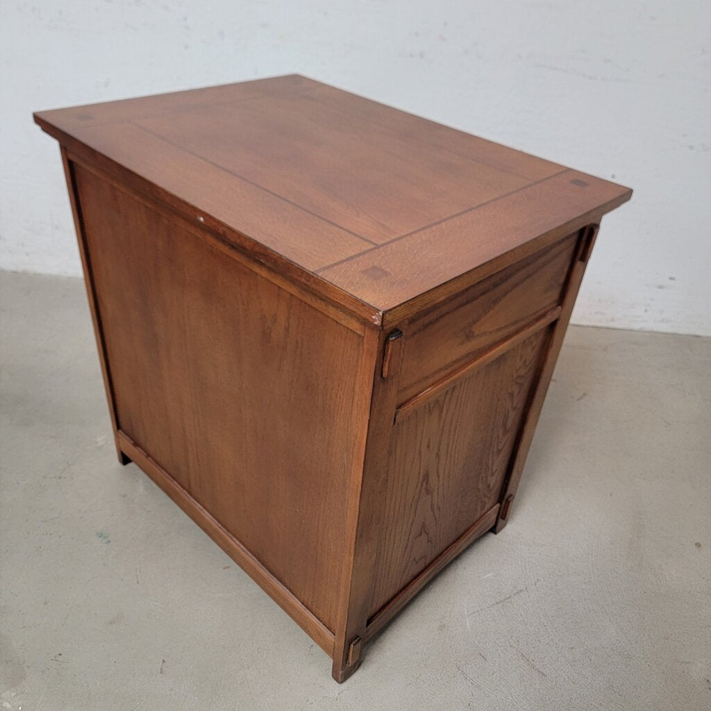 8194 Mission Style Oak Filing #Cabinet