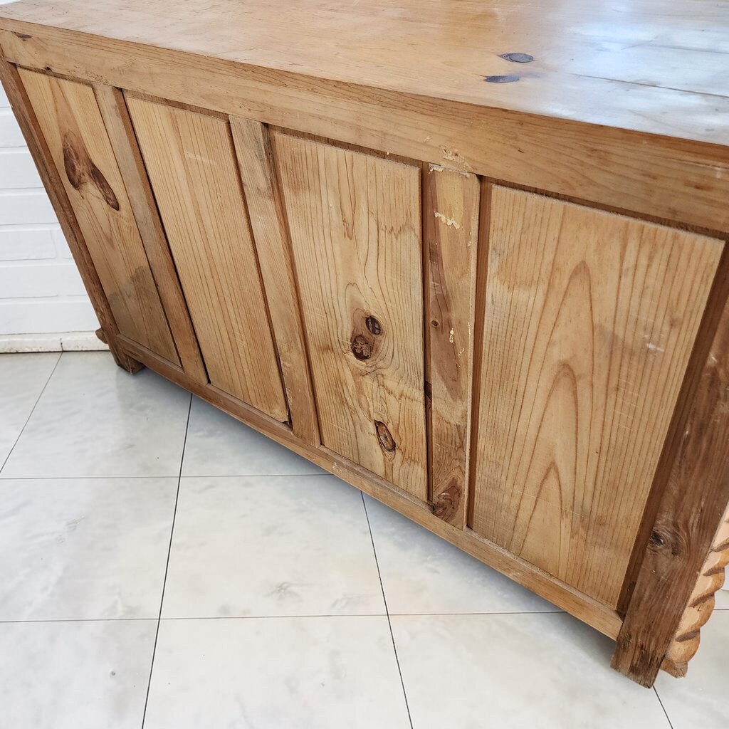 8204 Mexican Colonial Rope-Edge Hand-Carved Pine #Dresser ~ FURNITURE