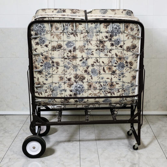 8208 Floral Folding Rollaway Guest# Bed